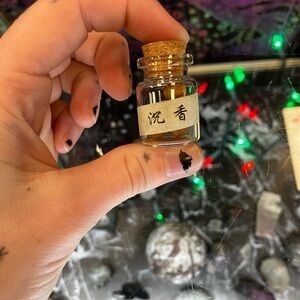 Small Chinese Mystery Jar With Cork